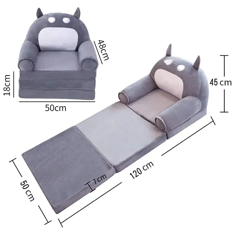 Kids Foldable Sofa Recliner