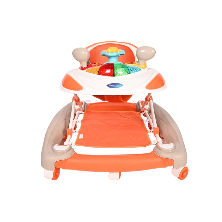 Baby Walker Orange & White