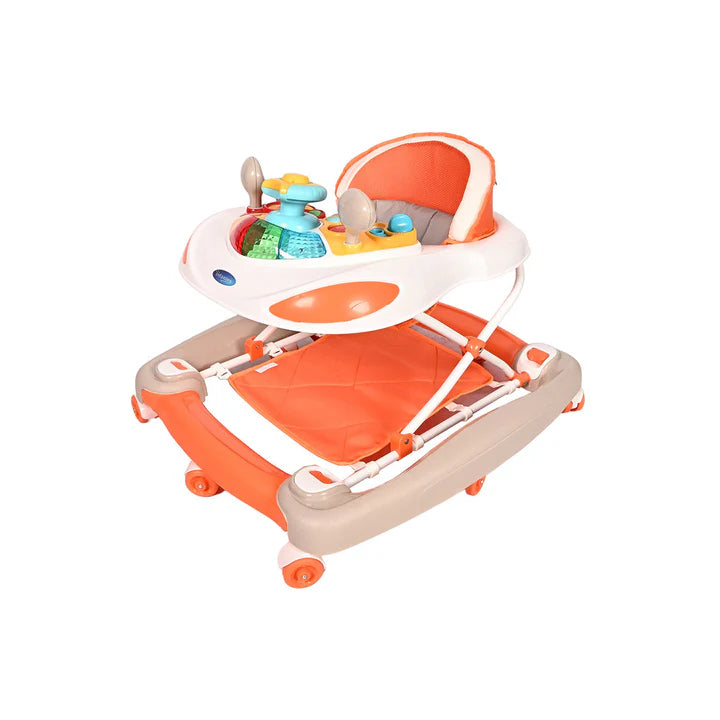 Baby Walker Orange & White