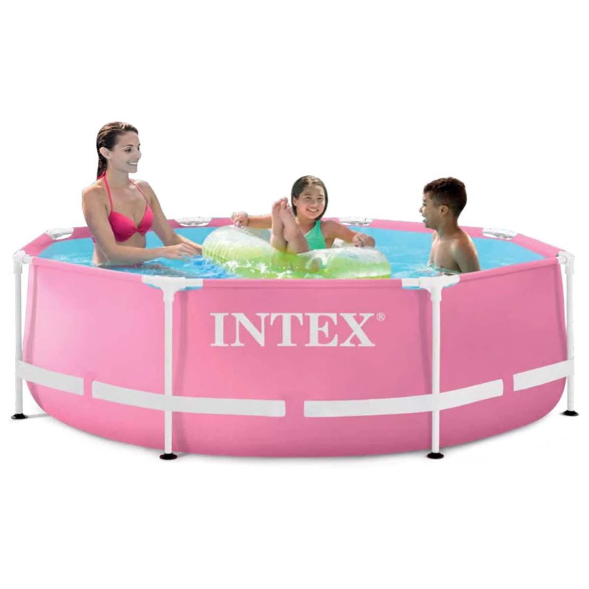 INTEX  PINK METAL FRAME POOL  8X30  28290
