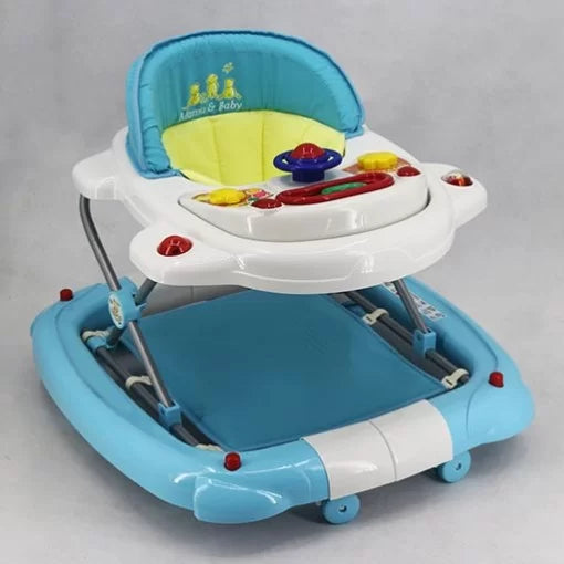 Baby Walker Grey & Blue