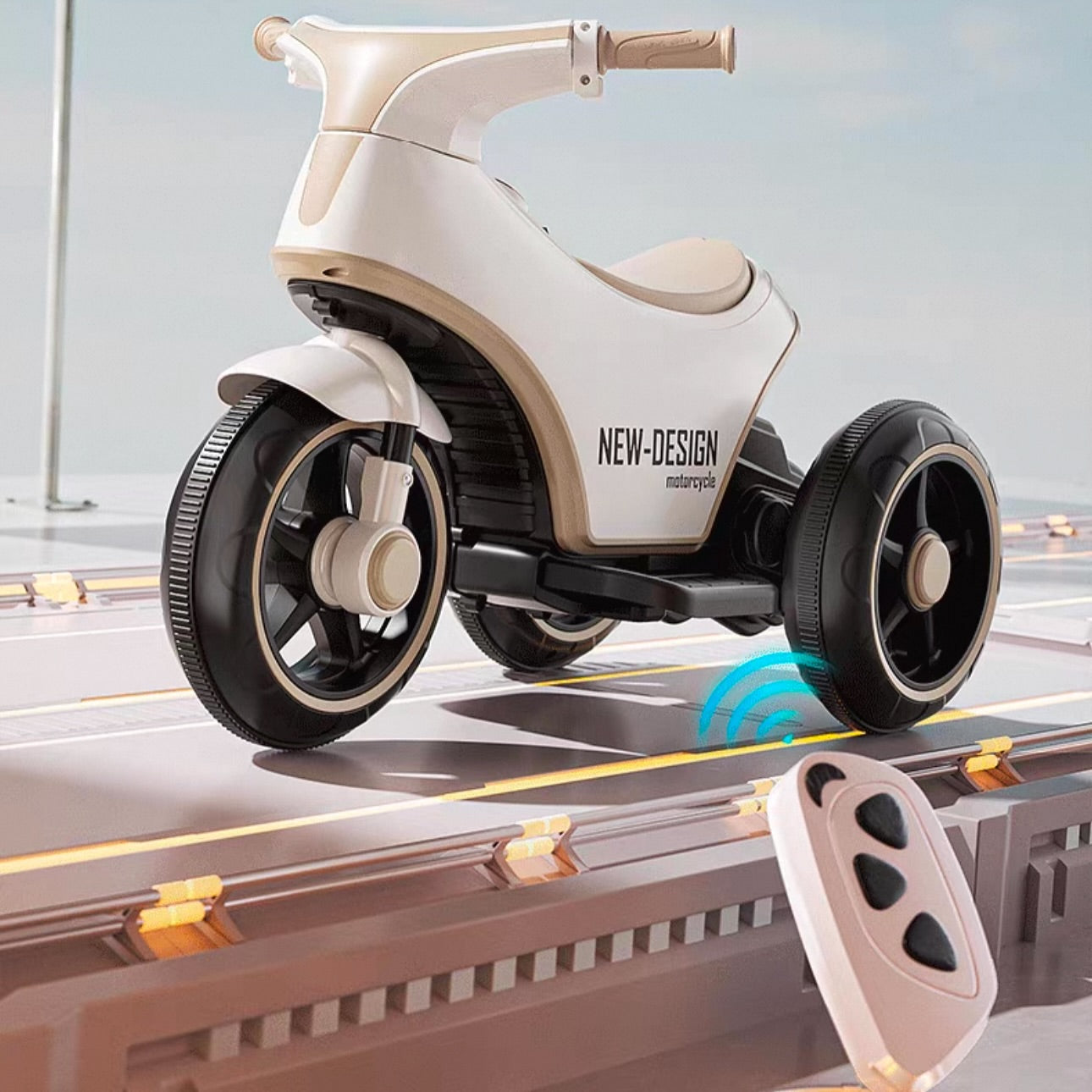 Kids Electric Motorbike – 6V Rechargeable Ride-On with Remote & Self-Drive