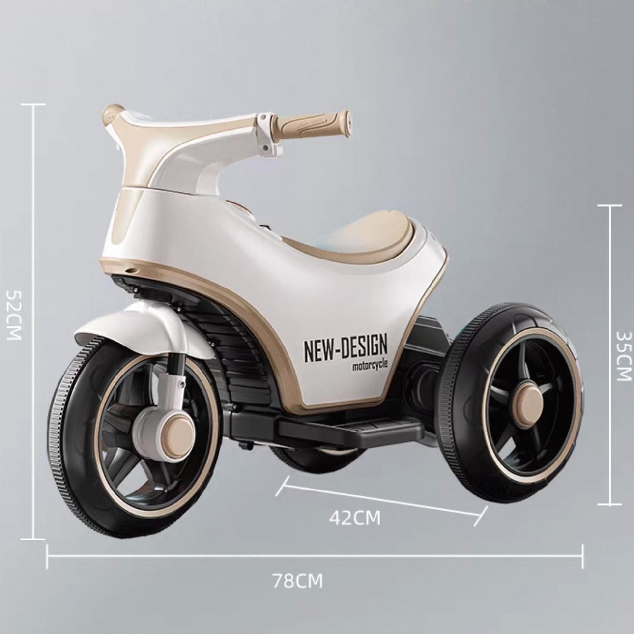 Kids Electric Motorbike – 6V Rechargeable Ride-On with Remote & Self-Drive