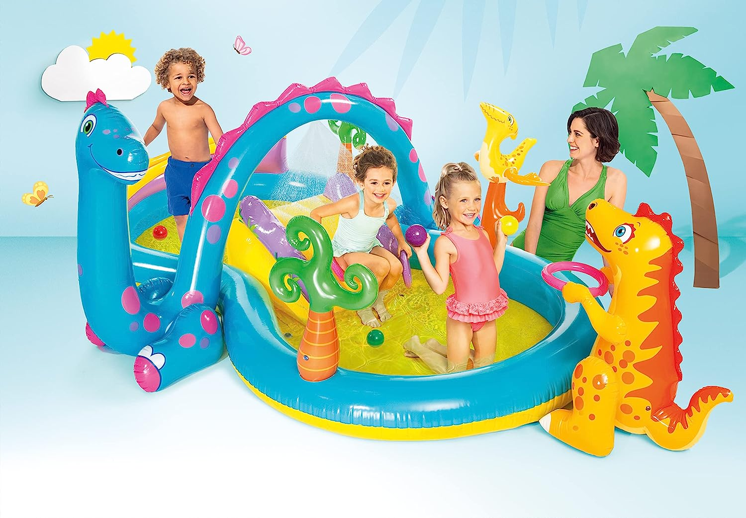 Intex Dinoland Play Center (10' 11" L x 7'6" W x 3' 8" H )