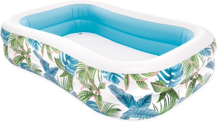 INTEX 90" x 60" x 19" Tropical Swim Center Family Pool