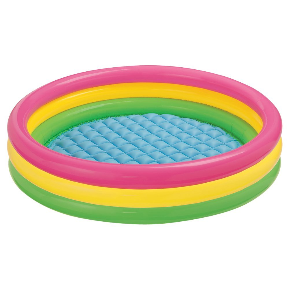 INTEX 57422 - Sunset Glow Baby Pool For Kids Inflatable Kids Bath Tub For Children - 58 x 13 IN - 5FT