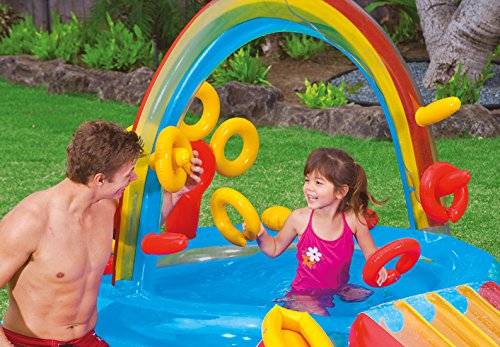 INTEX Rainbow Ring Play Center ( 9'9" L x 6'4" W x 4'5" H )