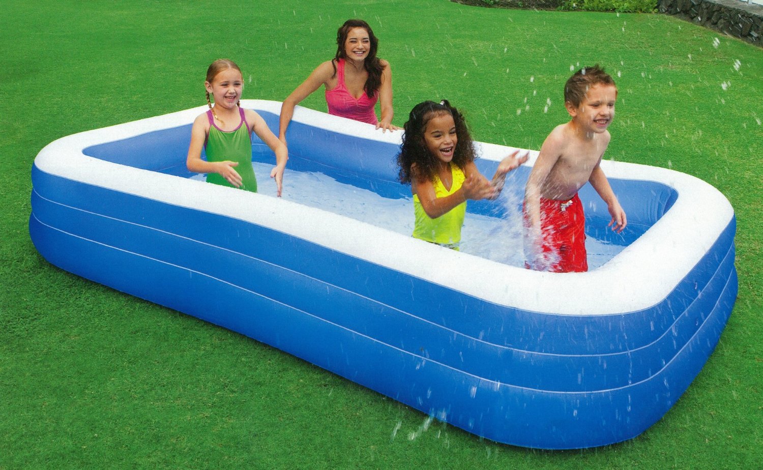 INTEX Swim Center Family Pool (120" L x 72" W 22" H)