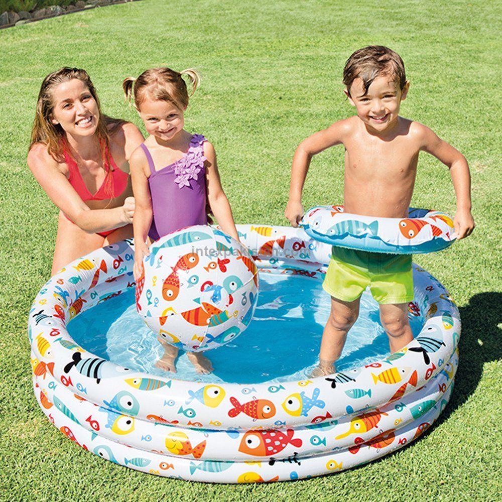 INTEX Fishbowl Pool (52" x 11") With Ball And Tube    59469