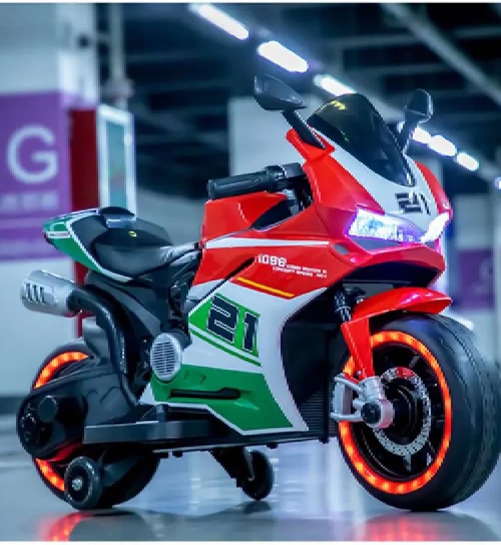 Rechargeable Kids Electric Bike – Realistic Ride-On Motorcycle for Children