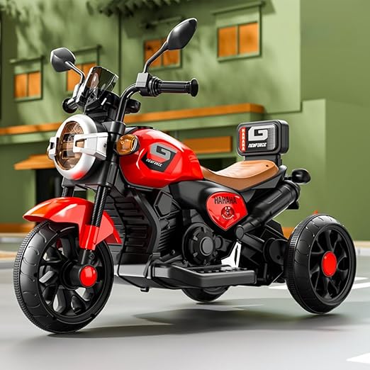 Kids 3-Wheel Rechargeable Ride-On Bike – Safe & Colorful Electric Scooter