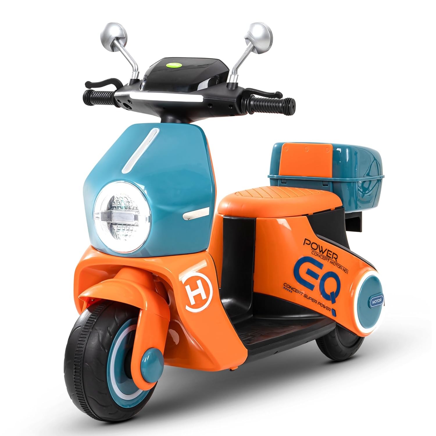 Battery Operated Bike for Kids, Ride on Toys Kids Bike Scooty with Light & Music | Baby Rechargeable Battery Bike