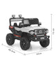 Battery Operated Ride-On Jeep with Music, Lights & Remote Control - Grey 02