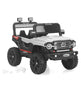 Battery Operated Ride-On Jeep with Music, Lights & Remote Control - Grey