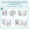 Convertible Baby Crib 5-in-1 Round Play Bed 4