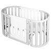 Convertible Baby Crib 5-in-1 Round Play Bed