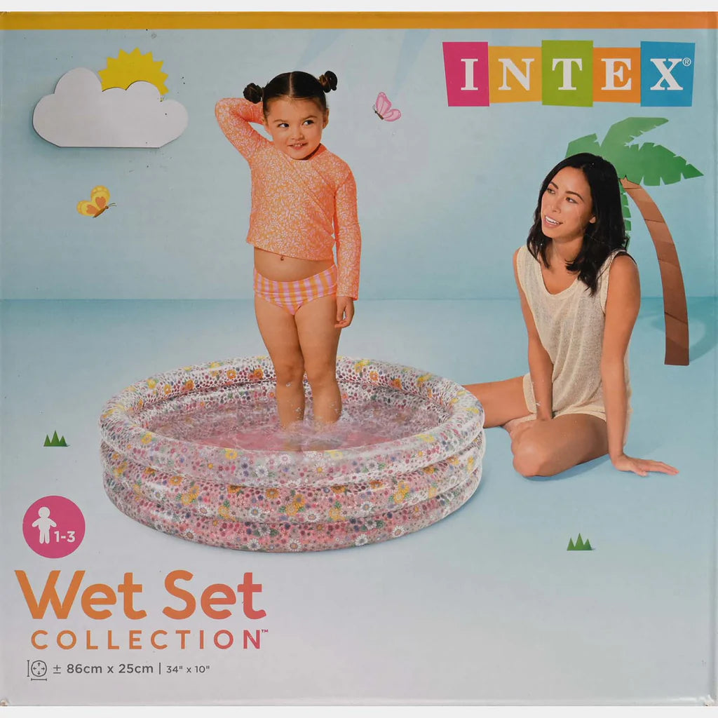 INTEX 34"x10" Sweet Blossom Baby Pool 1-3 Yrs