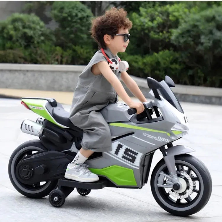 Rechargeable Kids Electric Bike – Realistic Ride-On Motorcycle for Children