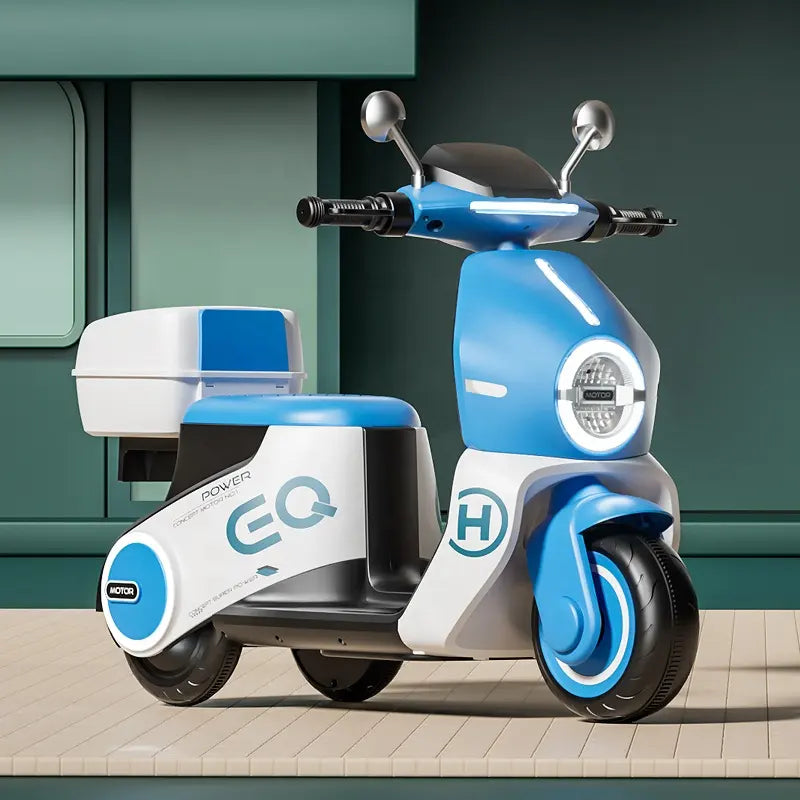 Battery Operated Bike for Kids, Ride on Toys Kids Bike Scooty with Light & Music | Baby Rechargeable Battery Bike