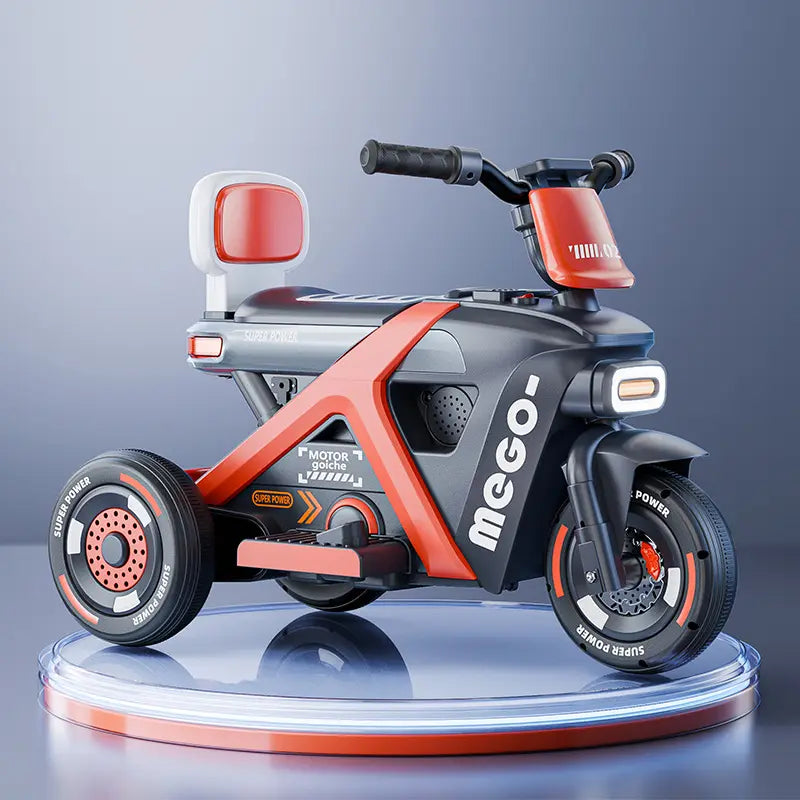 Children's Ride on Electric Motorcycle Three-wheeled Baby Charging Simulation Small Toy Motorcycles