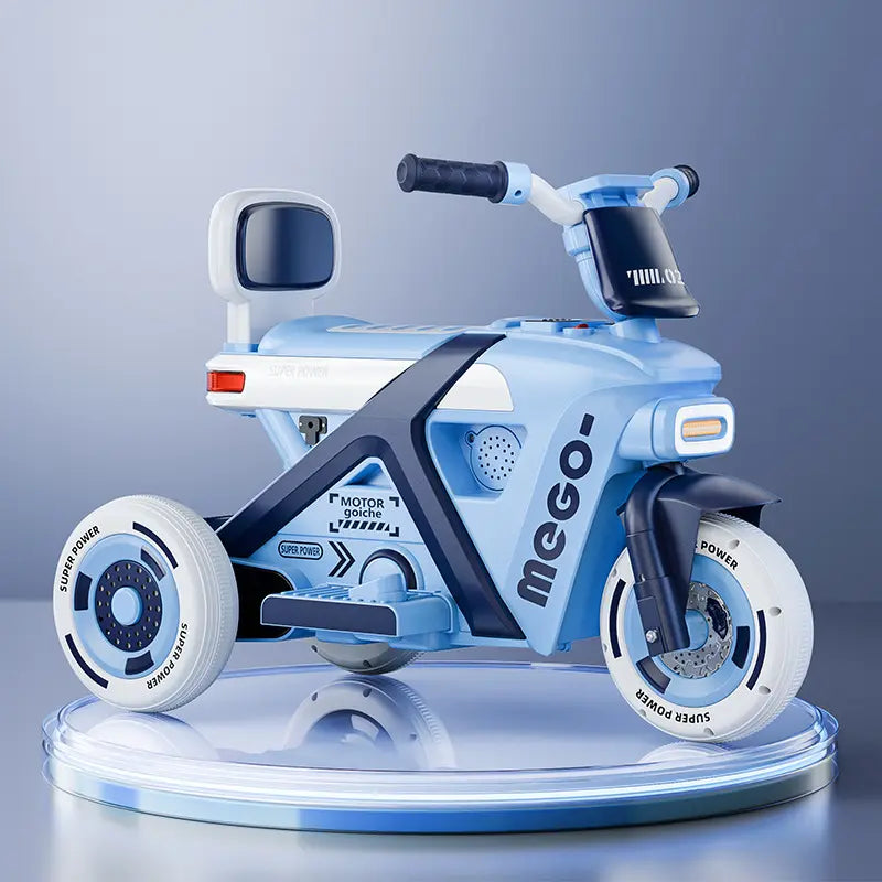 Children's Ride on Electric Motorcycle Three-wheeled Baby Charging Simulation Small Toy Motorcycles
