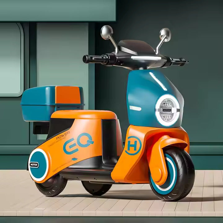 Battery Operated Bike for Kids, Ride on Toys Kids Bike Scooty with Light & Music | Baby Rechargeable Battery Bike