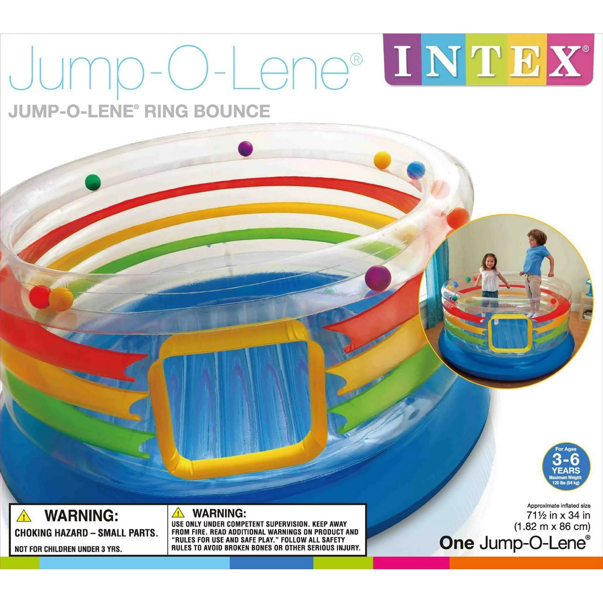 Intex Jump-O-Lene Transparent Ring Bouncer 3