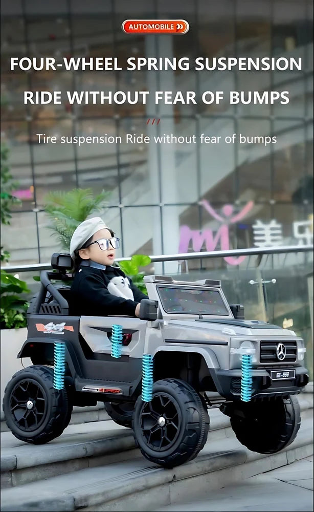 Mercedes-Benz, Kids Ride-On Jeep with Remote & App Control 03