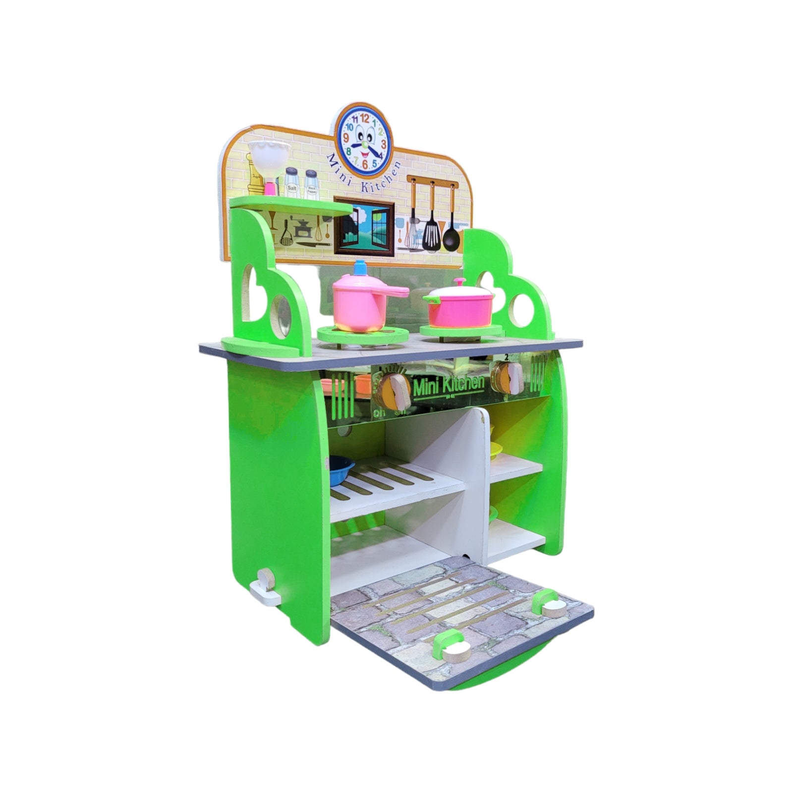 Mini wooden kitchen set 4