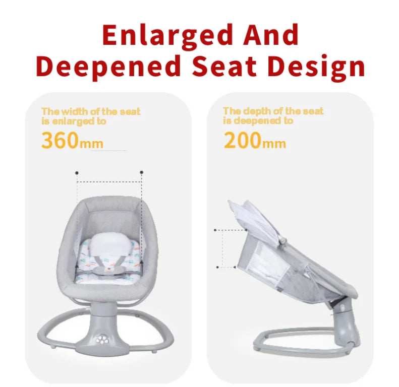 Bluetooth Rocking Chair With 3 Positions