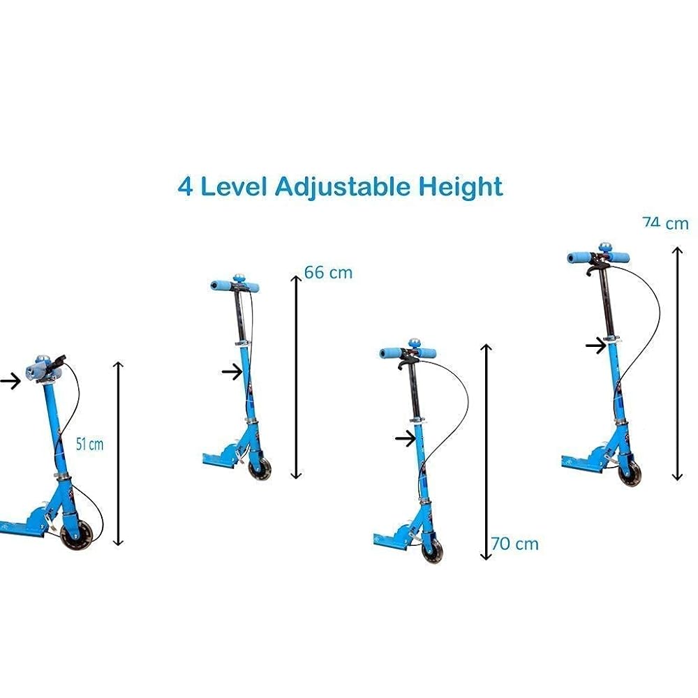 Three Wheeled Metal Folding Skate Scooty 3