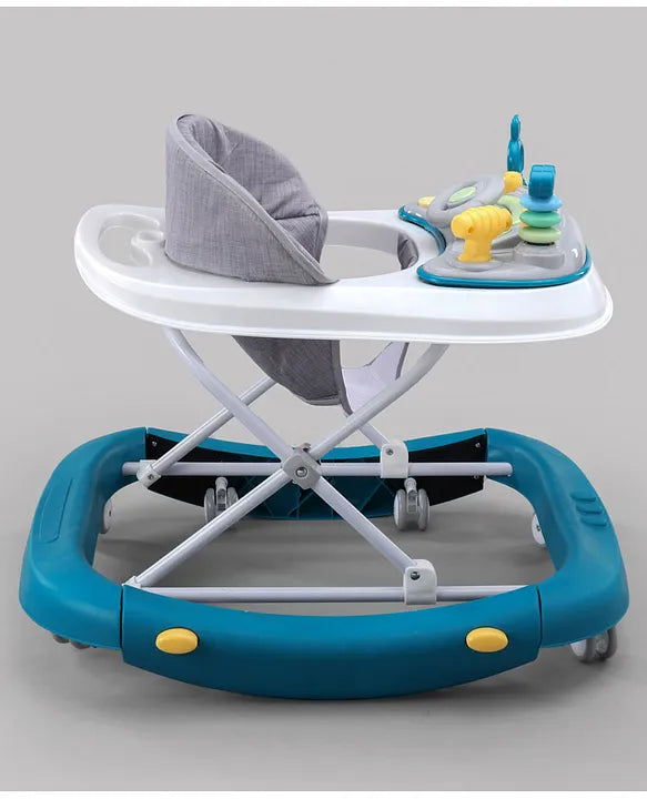 baby walker in grey and green color 1