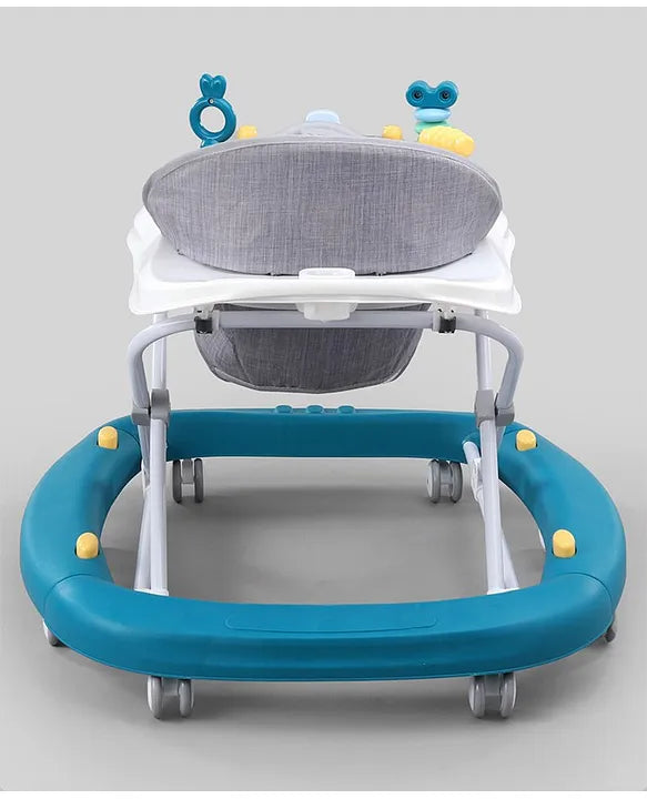 baby walker in grey and green color 3