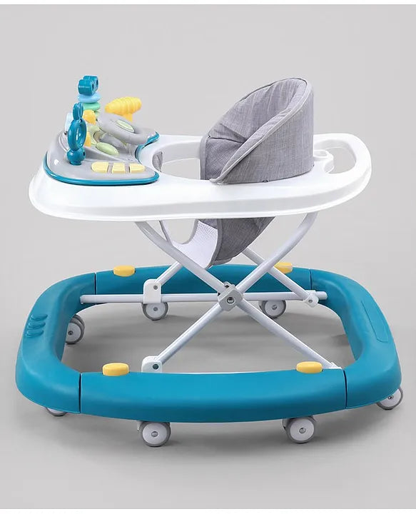 baby walker in grey and green color 4
