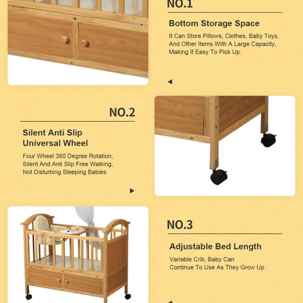 cradle bed for newborn babies 2