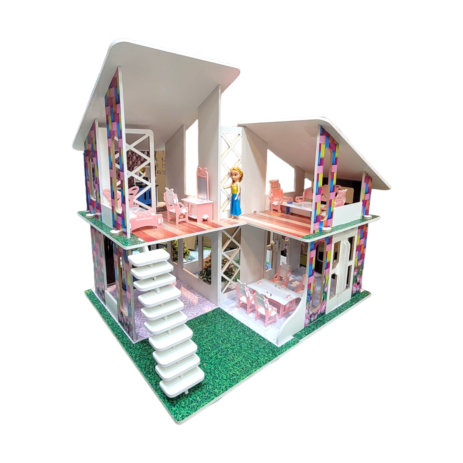 wooden doll house for kids