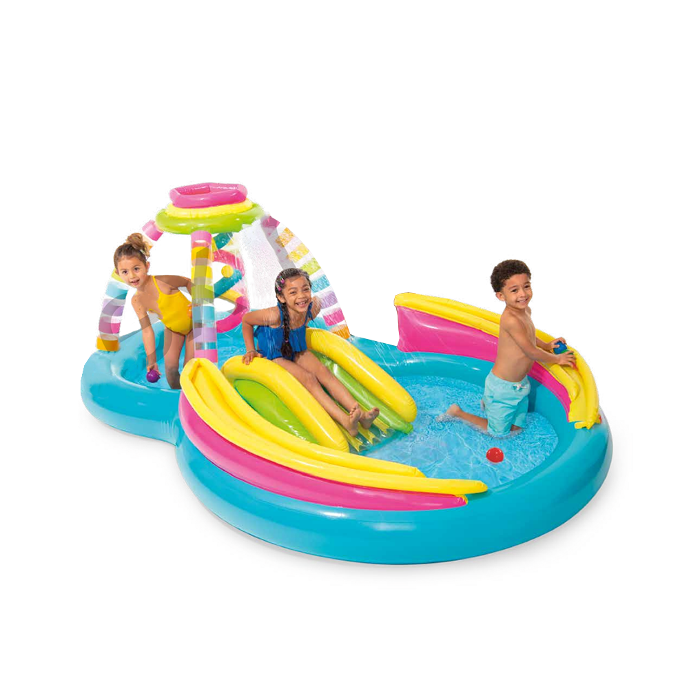 Intex Rainbow Inflatable Pool for Kids