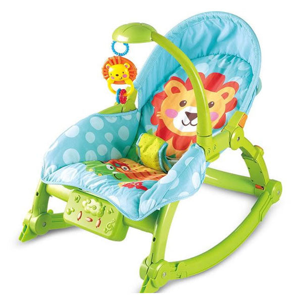 Lion Print Baby Bouncer