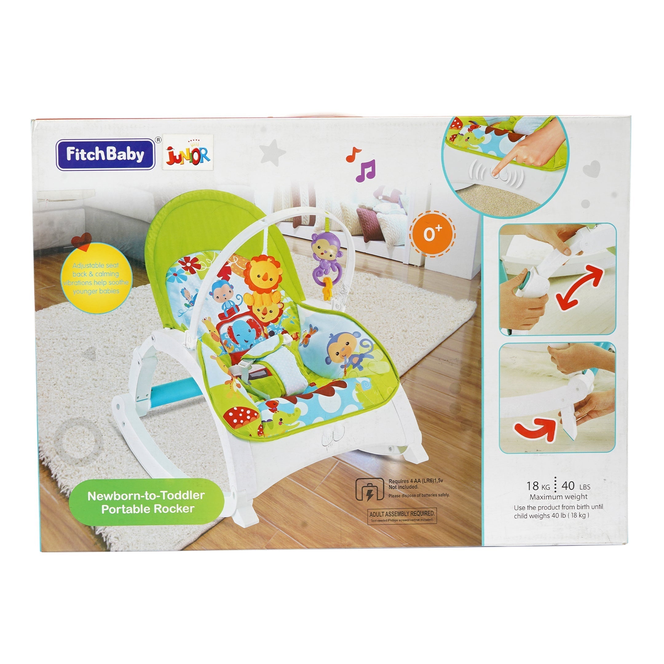 Newborn to Toddler Portable Rocker