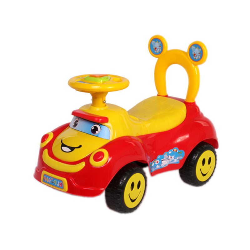 Cartoon Face Kids Push Car