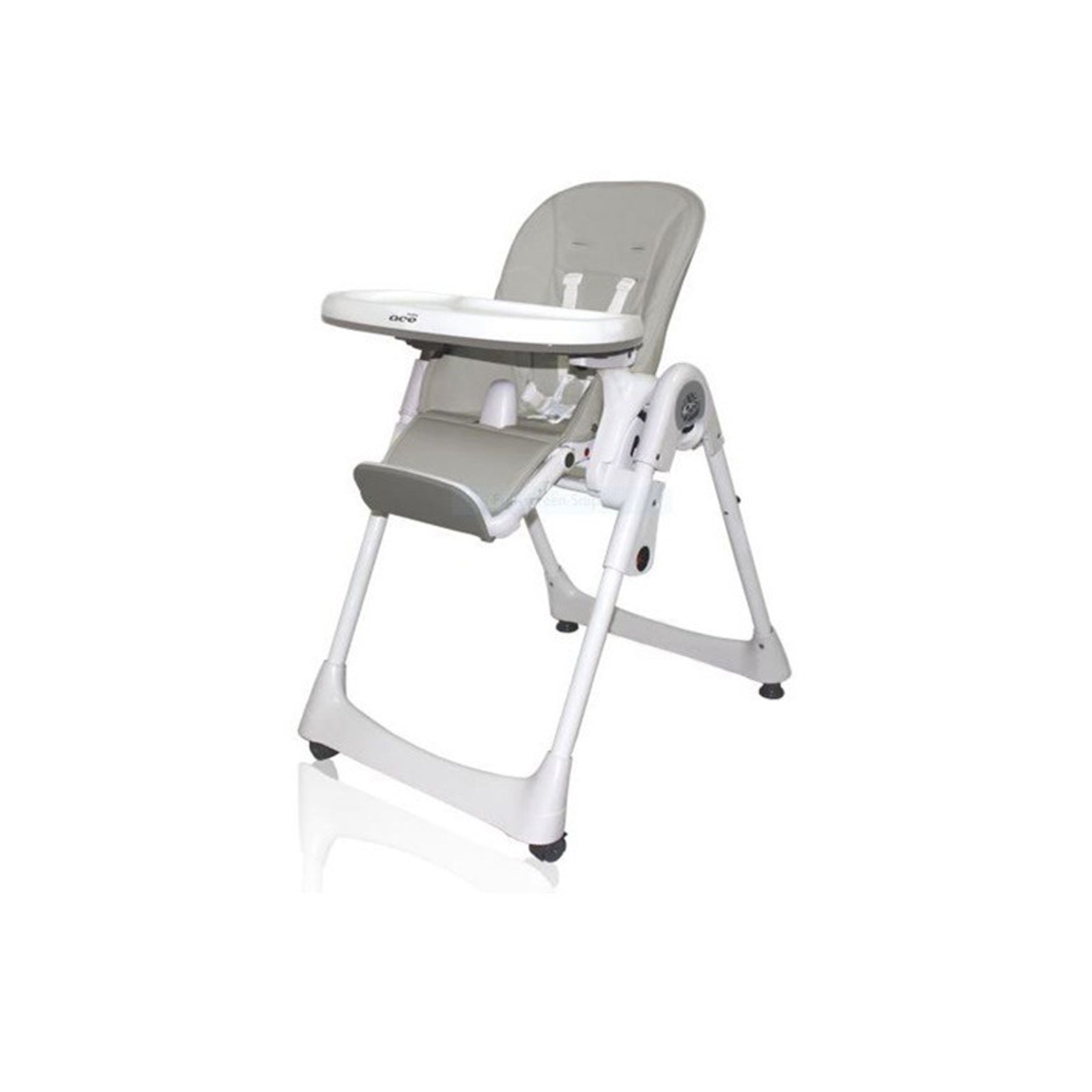 Baby High Chair Grey & White