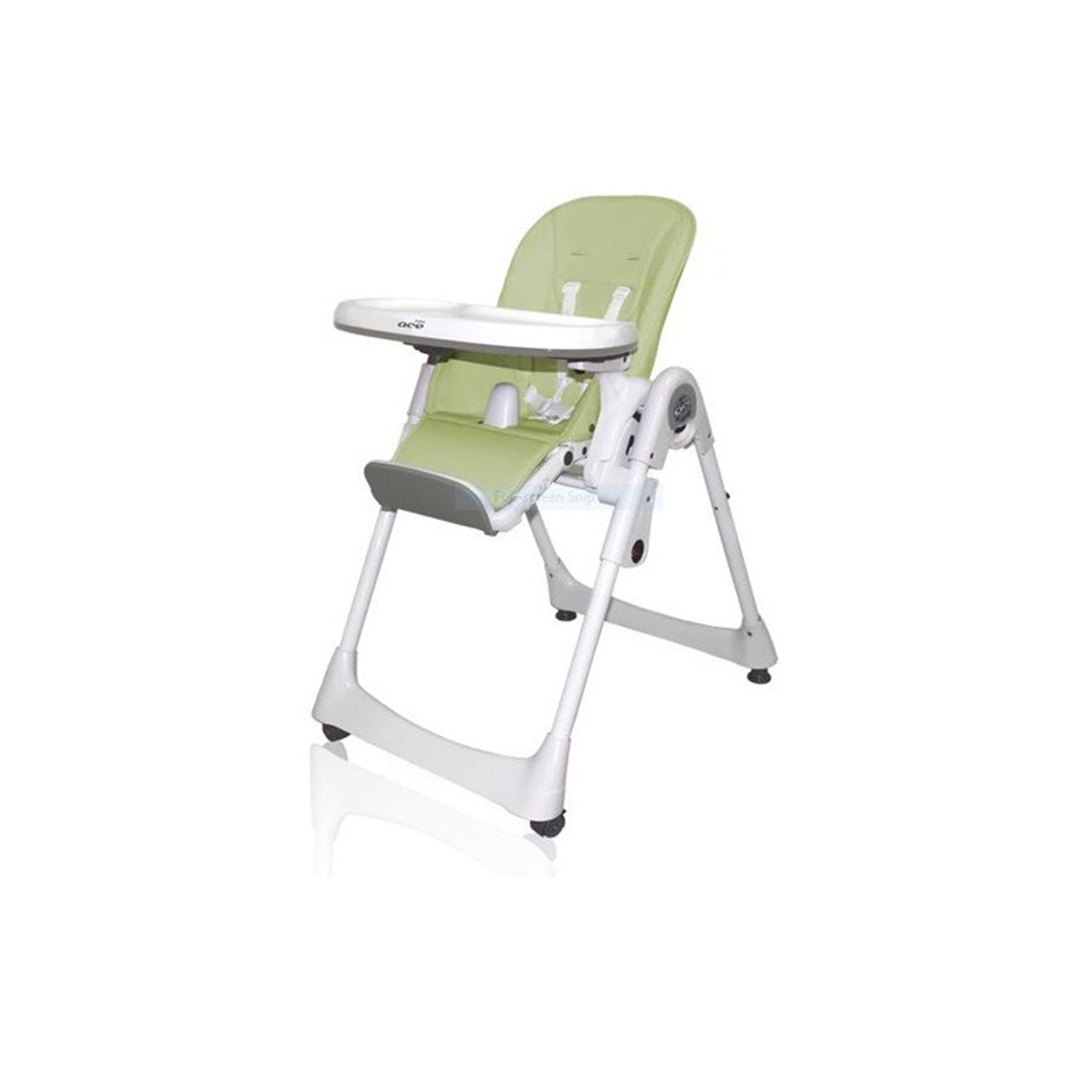 Baby Highchair Green & White