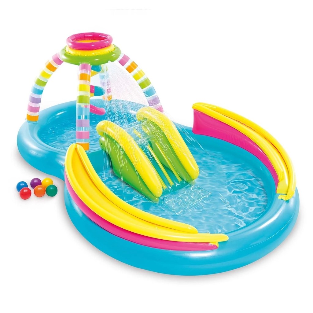 Intex Rainbow Inflatable Pool for Kids